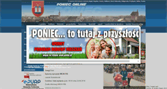 Desktop Screenshot of poniec.pl