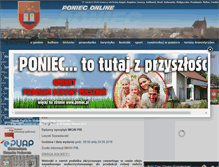 Tablet Screenshot of poniec.pl